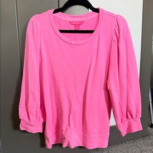 Lilly Pulitzer Bright Three Quarter Length Sleeve Shirt